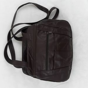 COPY - Ladies 3 Compartment Leather Shoulder Bag